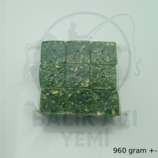 Sarımsak Aromalı Yeşil Kare Mısır Küspesi Özel Üretim